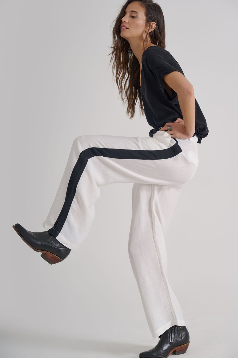 Telltale Trousers in White