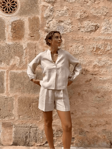 SHAE Bermuda Shorts - Sand - kimosabiworld.com