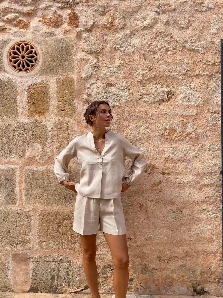 SHAE Bermuda Shorts - Sand - kimosabiworld.com