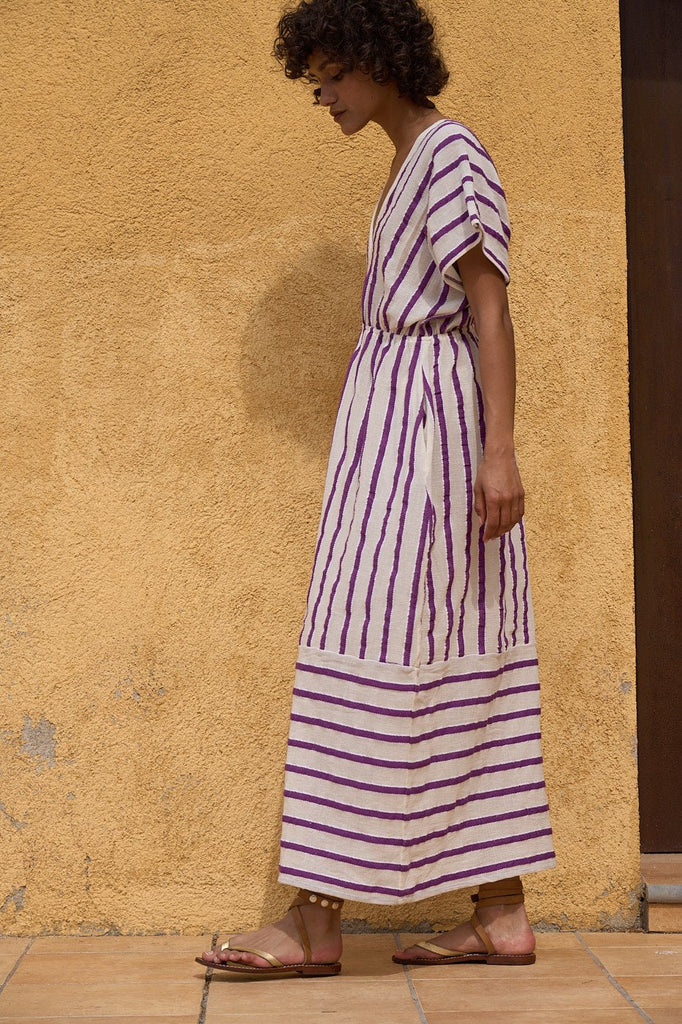 ATHENA Beach Dress - Purple - kimosabiworld.com