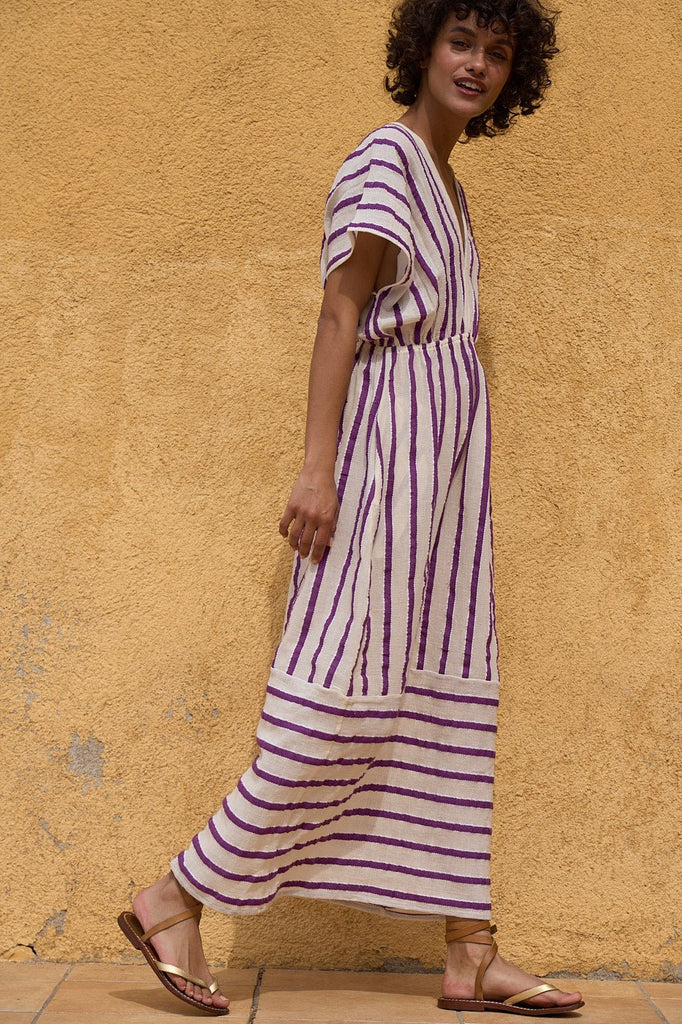 ATHENA Beach Dress - Purple - kimosabiworld.com