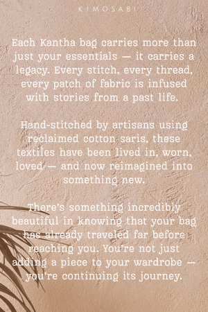 Kantha Tote Bag_104 — One - of - a - Kind Vintage Market Bag - kimosabiworld.com