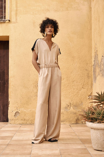 LIYA Reglan Jumpsuit - Sand - kimosabiworld.com