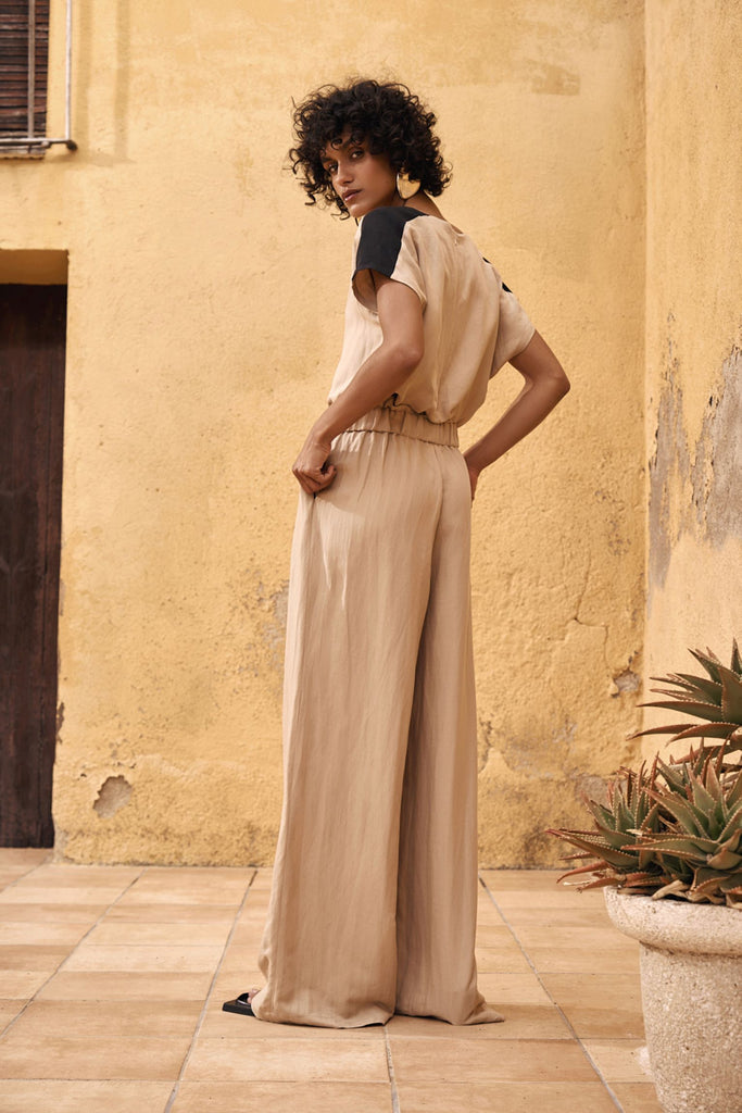 LIYA Reglan Jumpsuit - Sand - kimosabiworld.com