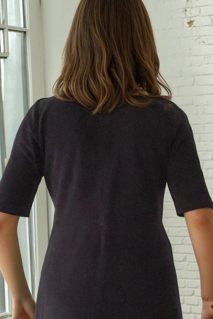 VICKY Velvet Dress - Black - kimosabiworld.com