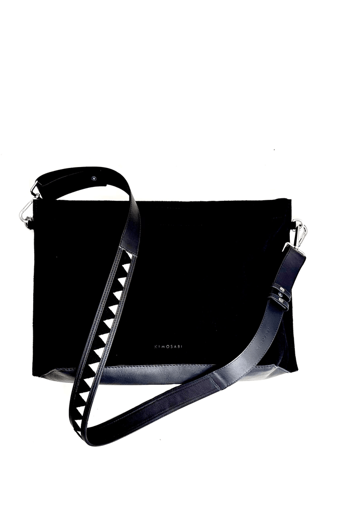 SATCHI Suede Bag – Black - kimosabiworld.com