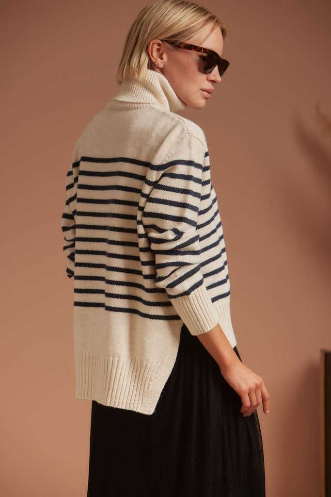 DELPHINE Mariniere Turtleneck - kimosabiworld.com