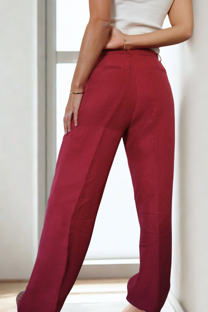 TAL Masculine Trousers – Red - kimosabiworld.com